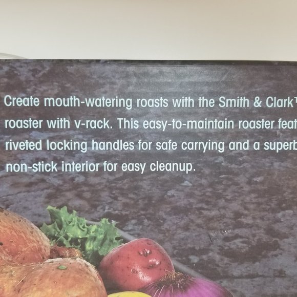 Smith and Clark ironworks non-stick steel roaster brand new - Picture 11 of 12